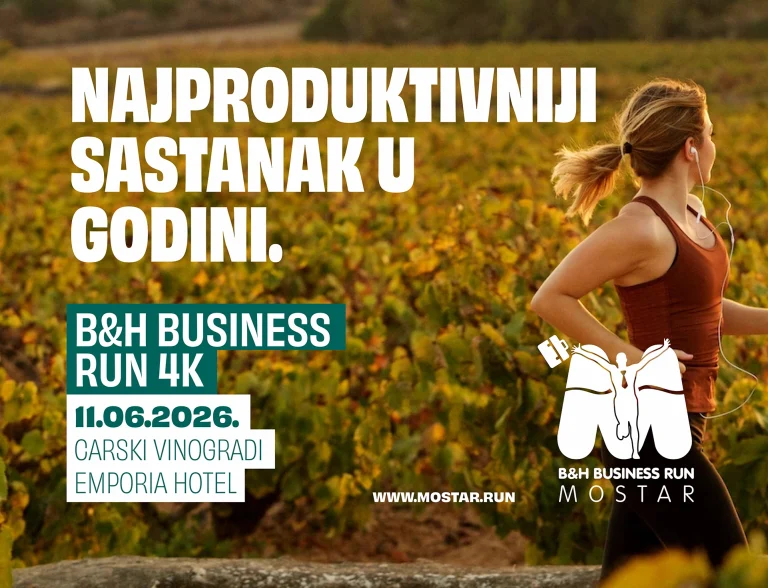 B&H Business Run 2026 – najproduktivniji sastanak u godini stiže u Mostar!