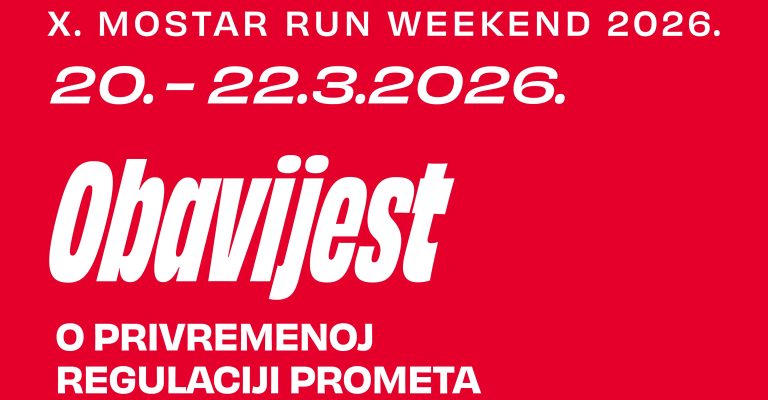 Obavijest o privremenoj regulaciji prometa